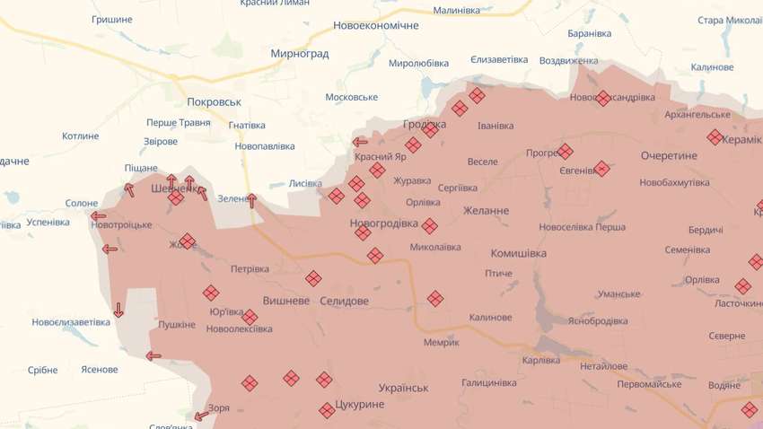 На Покровському напрямку є просування військ: у США повідомили, звідки йде наступ