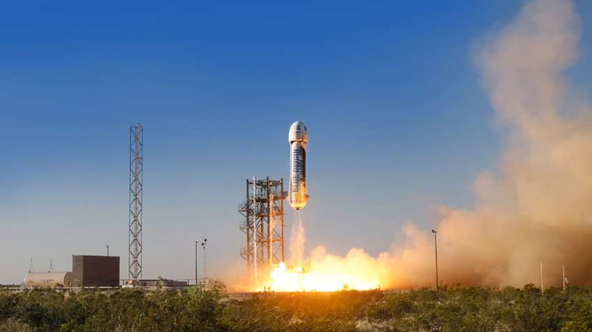 Космический корабль компании Blue Origin совершит суборбитальный полет