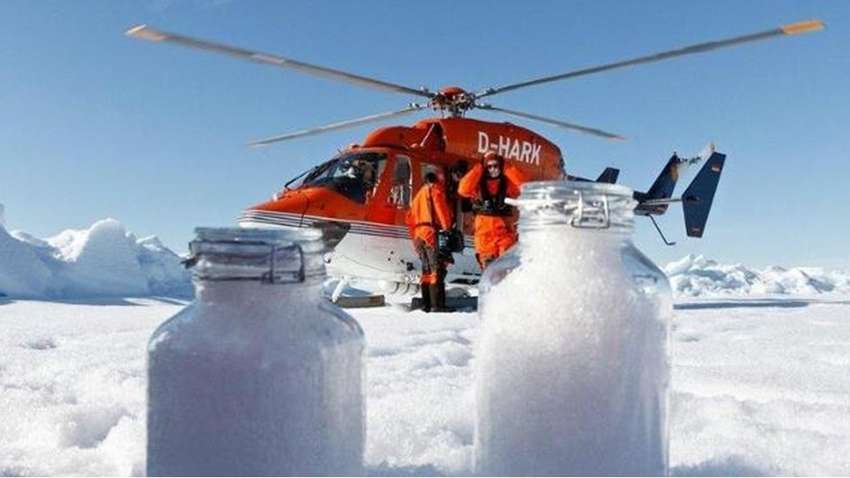 В Арктиці випав сніг з пластиком 