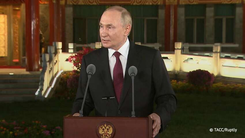 Путин ответил Мерцу на его обвинение Путин ответил Мерцу на его обвинение