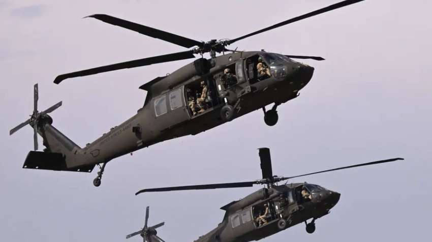 Авария в США: разбились военные вертолеты Авария в США: разбились военные вертолеты