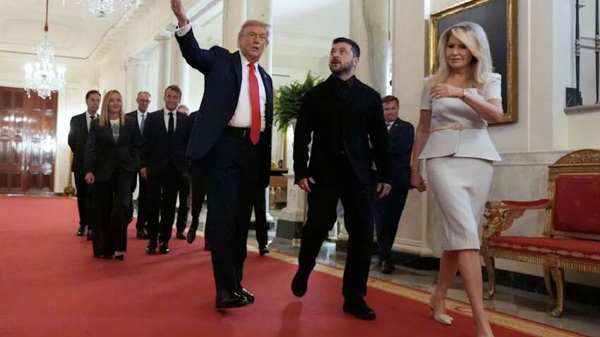 Неформальный момент: экскурсия для Зеленского после переговоров