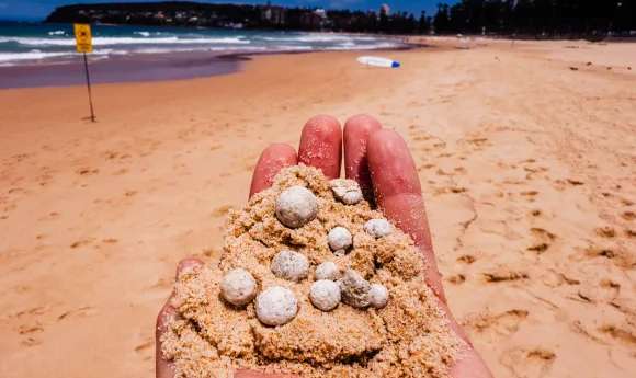 Загадочные шары появились на побережье Австралии: девять пляжей закрыли Загадочные шары появились на побережье Австралии: девять пляжей закрыли