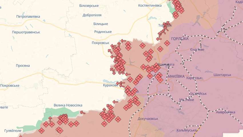 Оккупанты имеют реальные продвижения на фронте, а в некоторых местах – сбрасывают триколор дроном