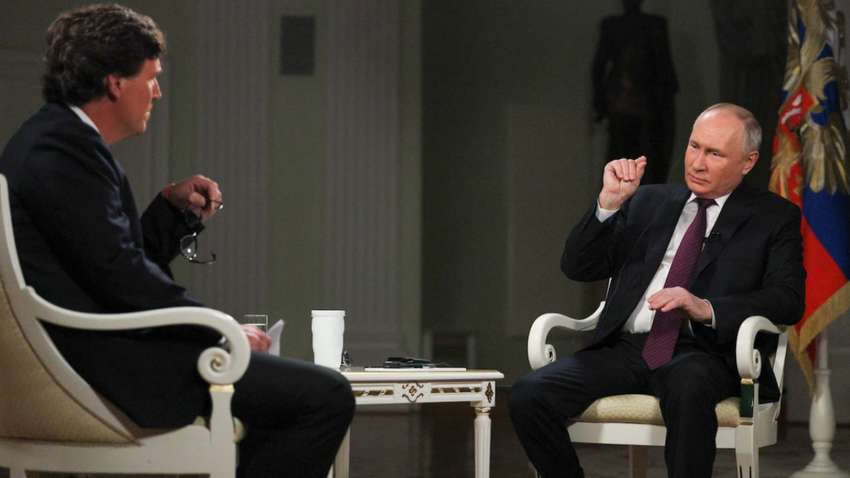 Москвичи проигнорировали интервью Путина Карлсону