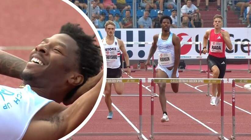 Скандальный инцидент на беговой дорожке: атлет показал свои гениталии (ВИДЕО) Скандальный инцидент на беговой дорожке: атлет показал свои гениталии (ВИДЕО)