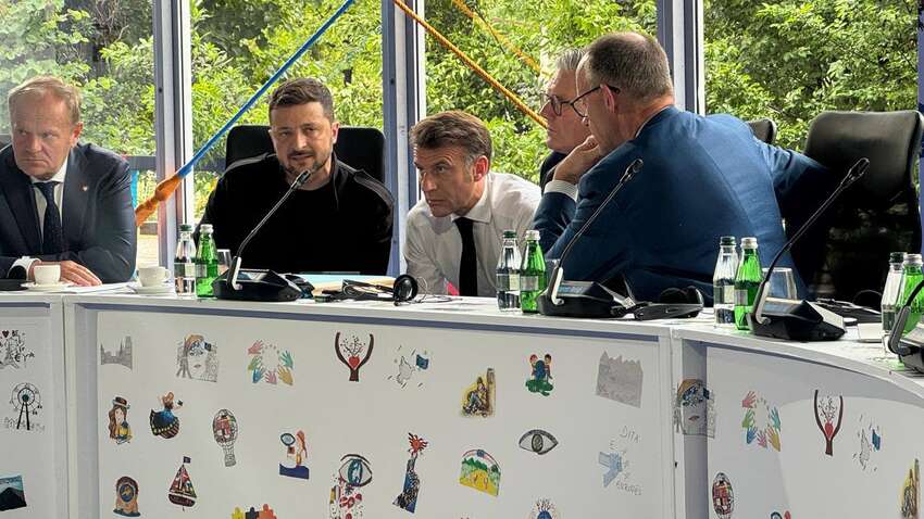 Зеленский, Макрон, Мерц, Стармер, Туск позвонили Трампу: что известно Зеленский, Макрон, Мерц, Стармер, Туск позвонили Трампу: что известно