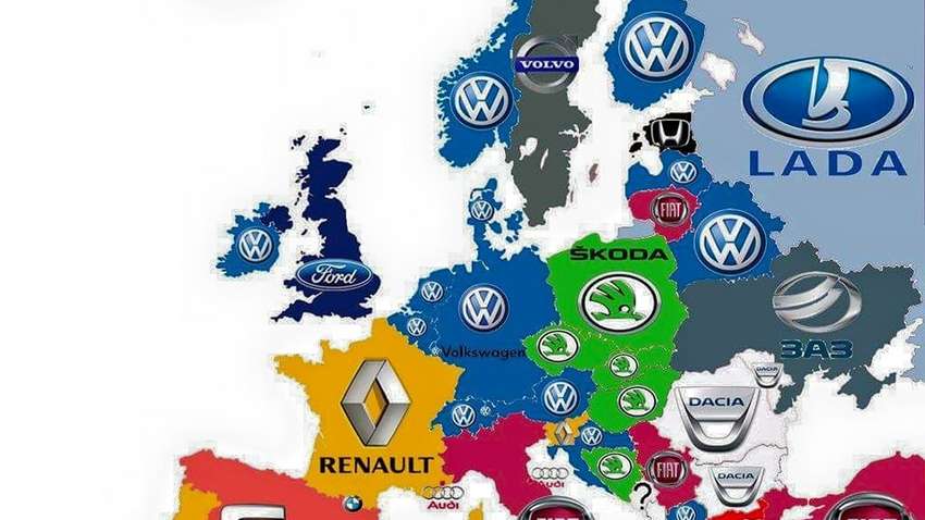 На чем ездит Европа: самые популярные бренды