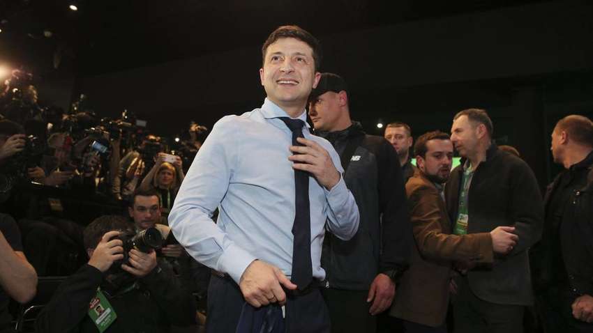 Зеленский - политик 2019 года по версии украинцев 