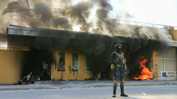 Посольство США в Багдаде подверглось ракетному обстрелу, - СМИ