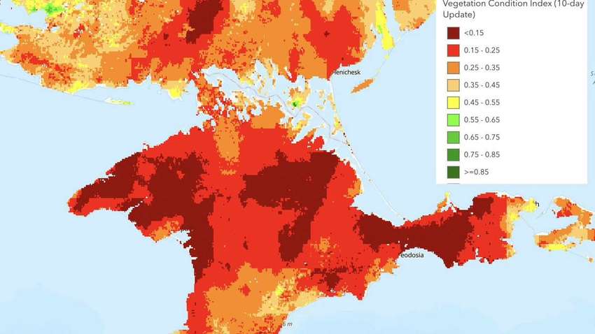 Крым станет полупустыней: ошеломляющие выводы британских аналитиков 