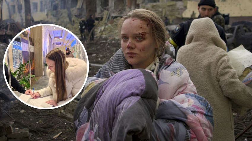 Жінка, яка пережила російське бомбардування пологового будинку в Маріуполі підтримала Путіна