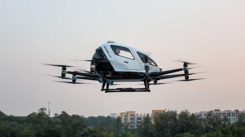 Когда в Европе запустят летающее такси