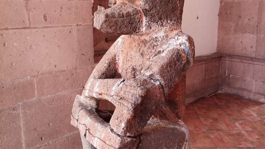 В Мексике обнаружена скульптура человека-койота В Мексике обнаружена скульптура человека-койота