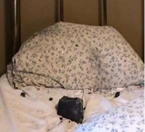 В Канаде осколок метеорита пробил крышу дома и рухнул на подушку рядом с женщиной (ФОТО) В Канаде осколок метеорита пробил крышу дома и рухнул на подушку рядом с женщиной (ФОТО)