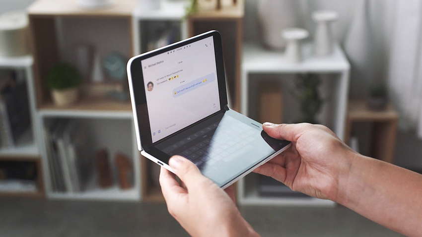 Гибкий смартфон Microsoft получит оригинальную функцию просмотра уведомлений