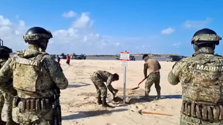 Американские военные "случайно" захватили часть Мексики и объявили ее территорией США