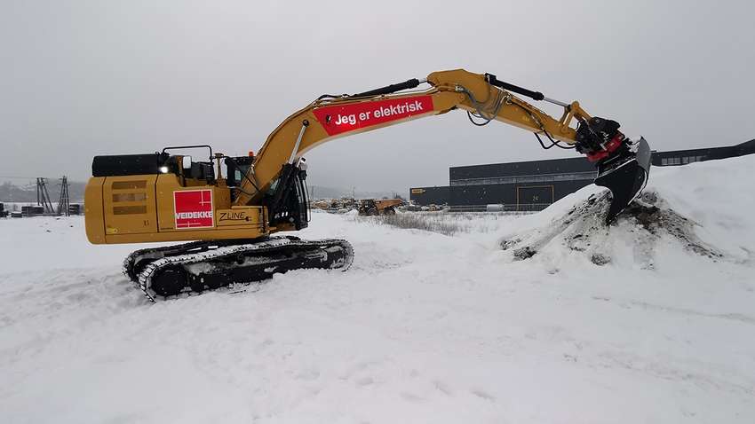 Американський концерн Caterpillar створив перший електричний екскаватор