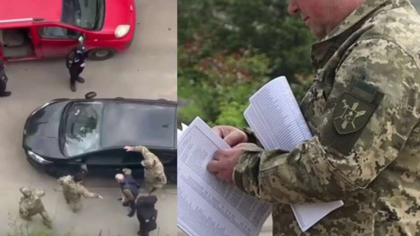 В Луцке мужчина с палкой внезапно "поправился" после разговора с ТЦК и начал убегать (ВИДЕО)