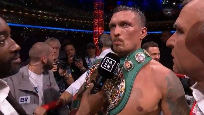 Що Усик сказав після бою: кому присвятив перемогу над Дюбуа