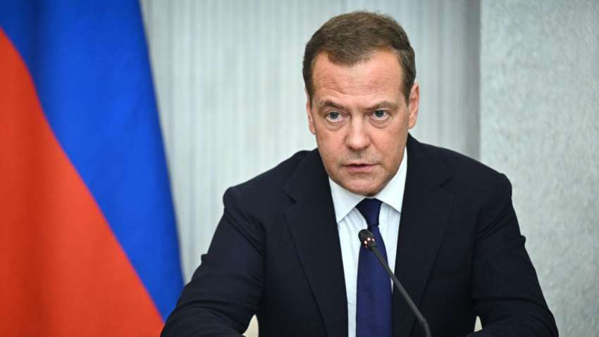 Медведев показал карту украинских территорий, которые хочет оккупировать Россия