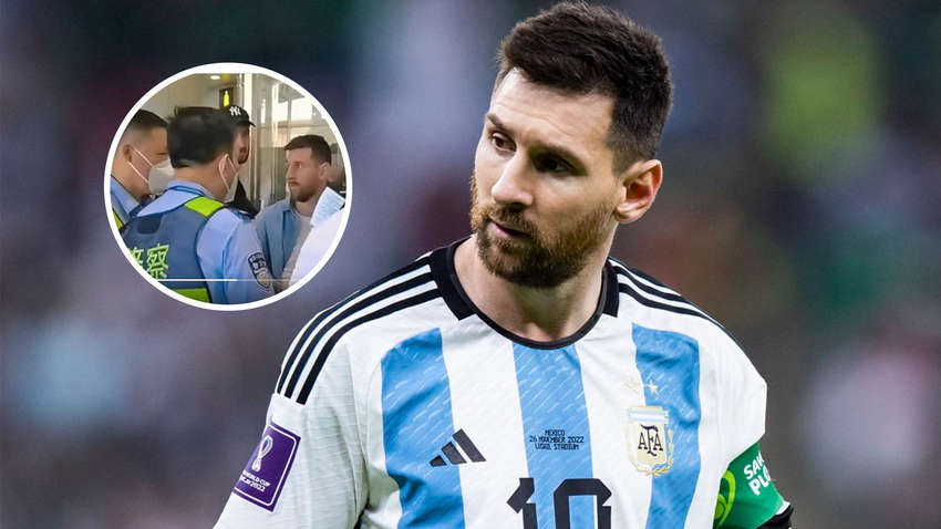 Полиция Китая остановила Месси в аэропорту: обнаружили проблемы с паспортом (ВИДЕО) Полиция Китая остановила Месси в аэропорту: обнаружили проблемы с паспортом (ВИДЕО)