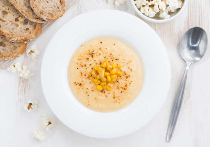 Готовим дома: рецепт легкого кукурузного супа-пюре Готовим дома: рецепт легкого кукурузного супа-пюре