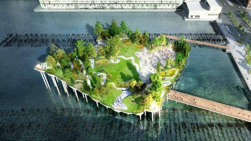 "Little Island": у Нью-Йорку відкриють незвичайний парк