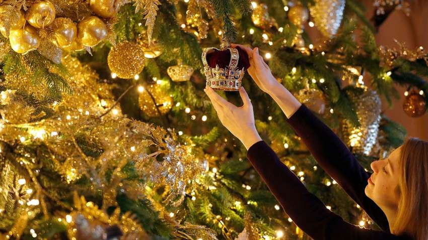 Як прикрасили британський королівський замок до Різдва