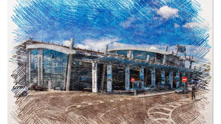 В Киеве произошел пожар возле аэропорта (ВИДЕО)