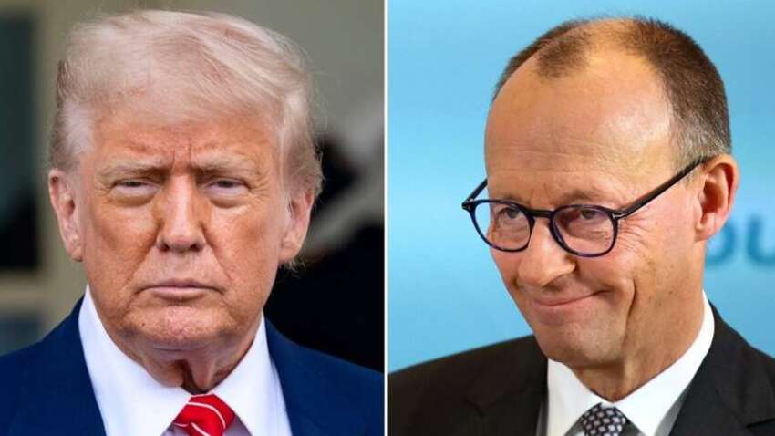 Мерц показав свій незвичний подарунок Трампу на 80-річчя (ФОТО)