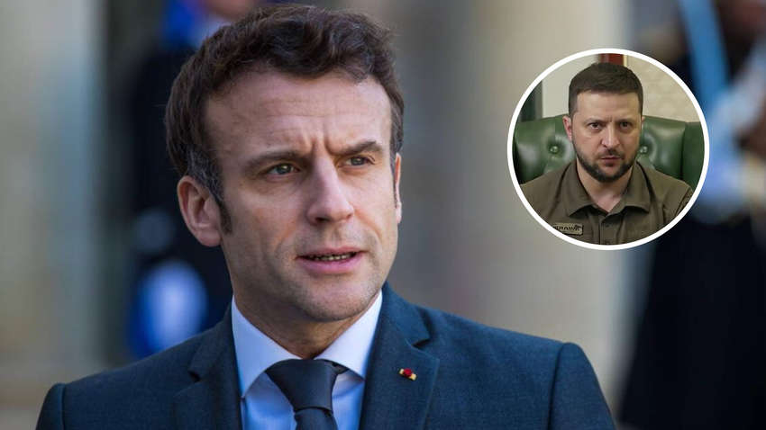 З'явилось відео розмови Володимира Зеленського і Емануеля Макрона з ранку 24 лютого (ВІДЕО)