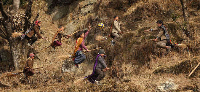 Учитель из Индии воссоздал игру "Квиддич" из фильма "Гарри Поттер"