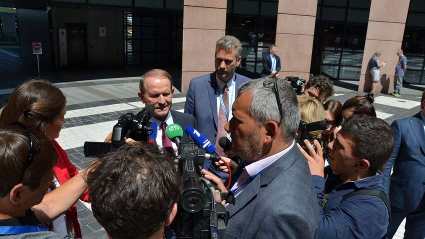 Медведчук в Страсбурзі презентує європарламентарям мирний план врегулювання кризи на Донбасі