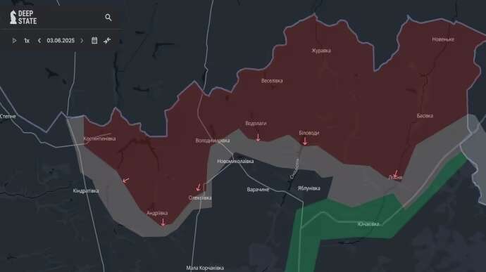 Почему ВСУ не могут удержать оборону: в DeepState обновили карту боев на Сумщине Почему ВСУ не могут удержать оборону: в DeepState обновили карту боев на Сумщине