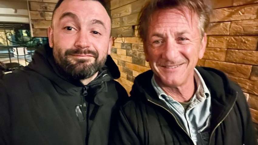 Шон Пенн впервые приехал в Украину