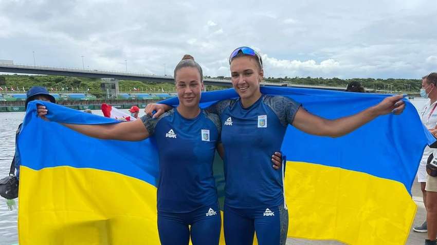 Украинские каноистки Людмила Лузан и Анастасия Четверикова завоевали "серебро" на Олимпиаде в Токио