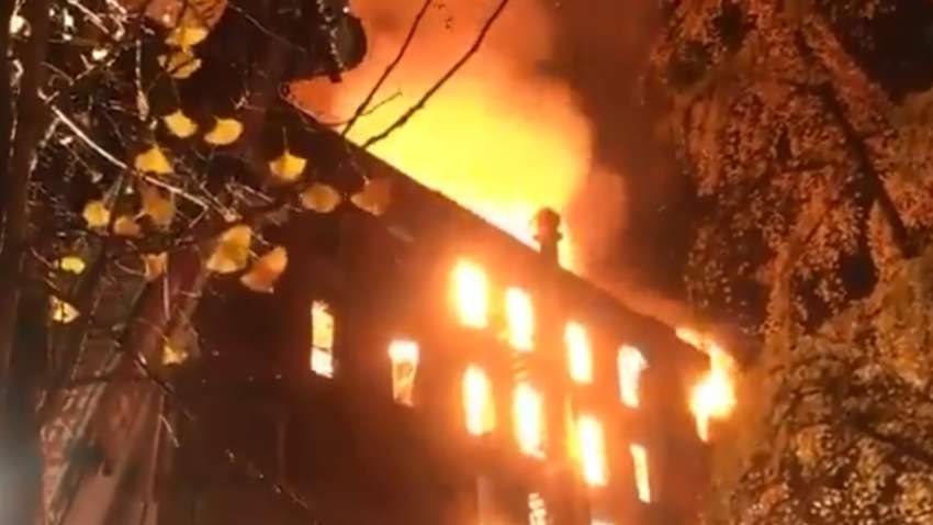 Велика пожежа в центрі Нью-Йорка: горить церква на Манхеттені (відео, фото)