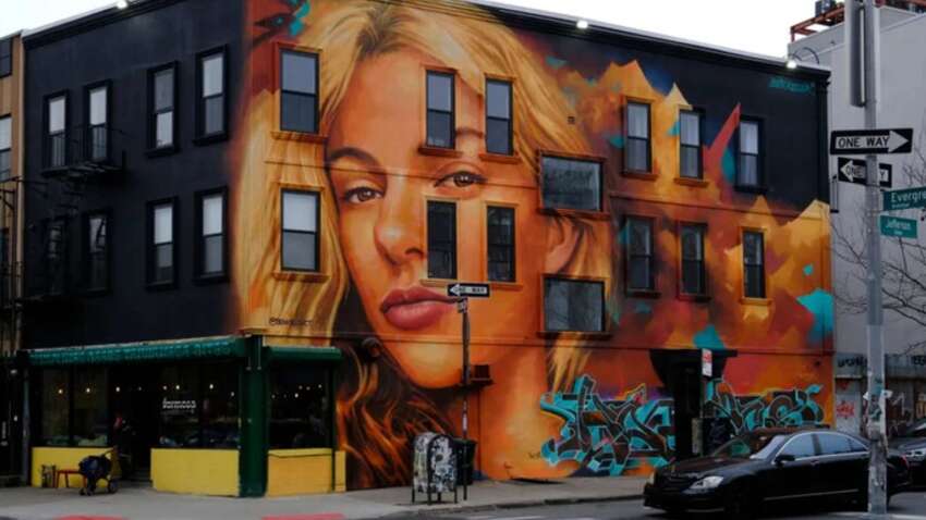 У Нью-Йорку створили мурал на честь української біженки Ірини Заруцької (ФОТО)