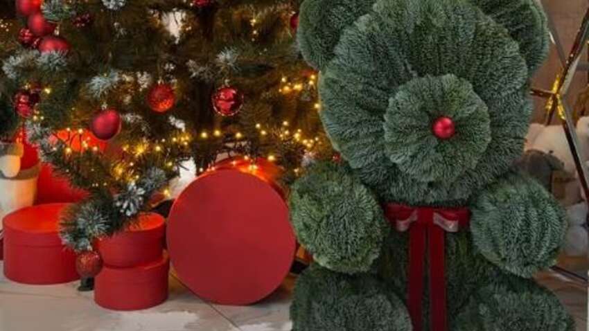 В Одессе в цветочном магазине появились медведи из елки: новый зимний тренд В Одессе в цветочном магазине появились медведи из елки: новый зимний тренд