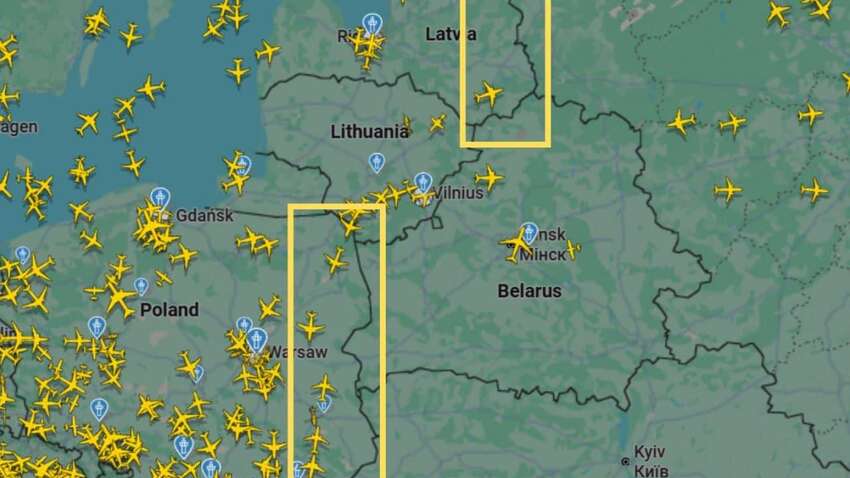 Страны ЕС закрывают воздушное пространство с Россией и Белоруссией