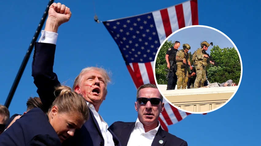 В мережу потрапило відео, як нападник стріляє у Трампа