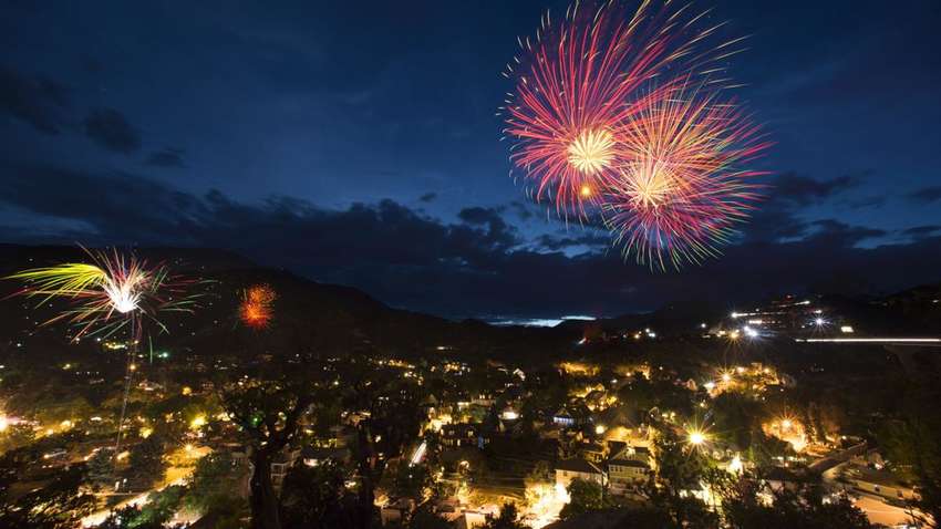 Видеофакт: в США запустили самый большой фейерверк в мире весом более тонны