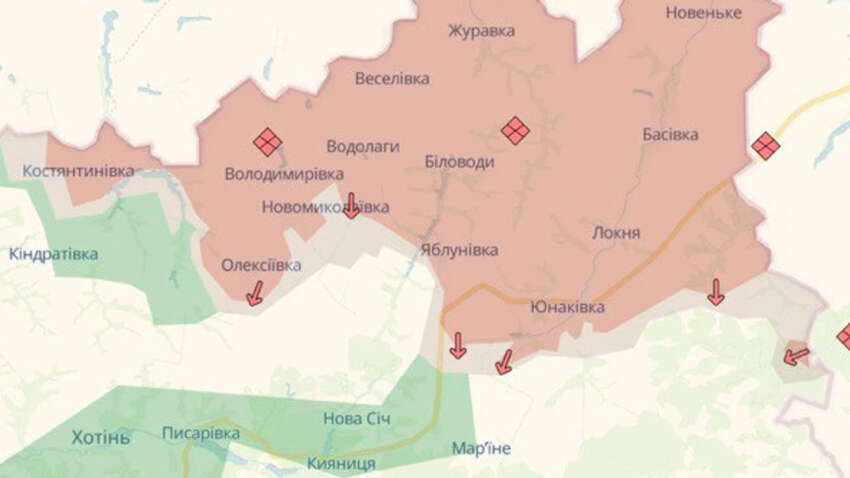 РФ продолжает продвижение: в DeepState увидели движение даже в той области, где враг был остановлен