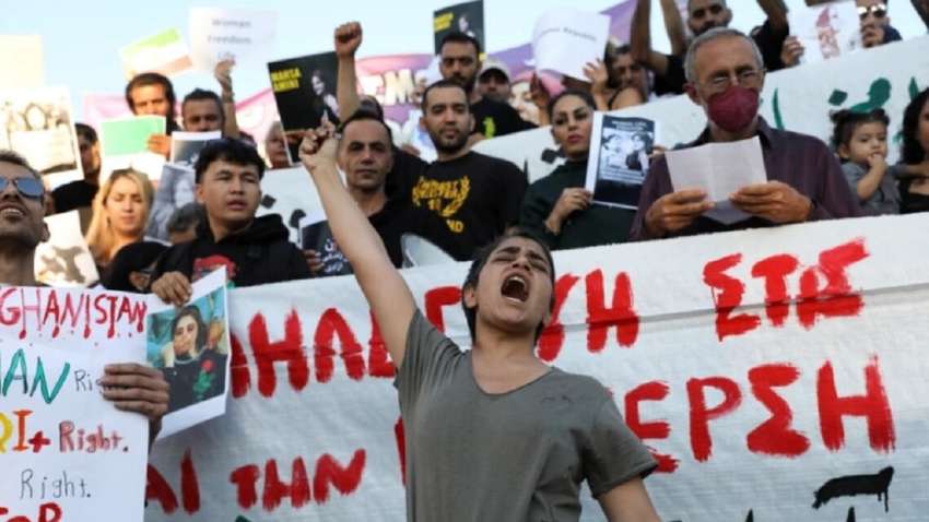 Карта сравнения количества жертв во время протестов в Иране и России