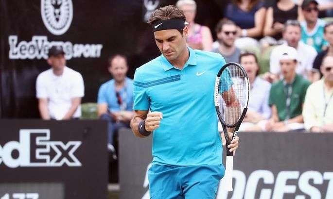 Федерер переиграл Гоффена и забрал титул в Галле