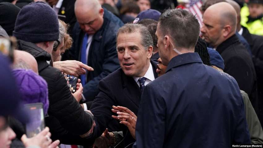 Син Байдена погодився визнати провину за деякими з висунутих проти нього звинувачень