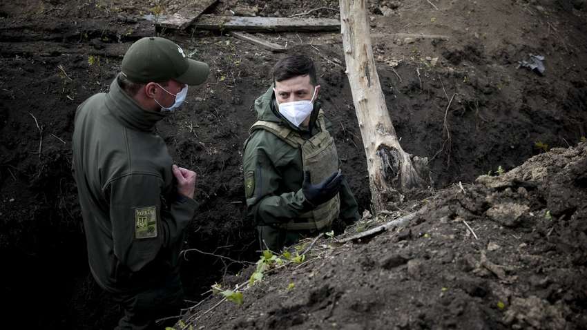 Зеленський відвідав передову в зоні ООС: подробиці робочої поїздки