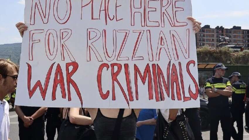 У Тбілісі протестують проти допуску росіян до Чемпіонату світу з фехтування У Тбілісі протестують проти допуску росіян до Чемпіонату світу з фехтування