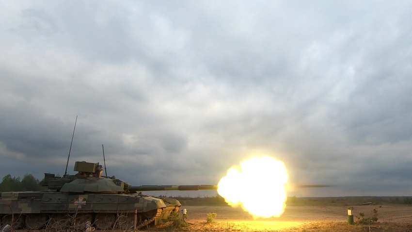 Генштаб ЗСУ опублікував фото випробувань модернізованого танка Т-72